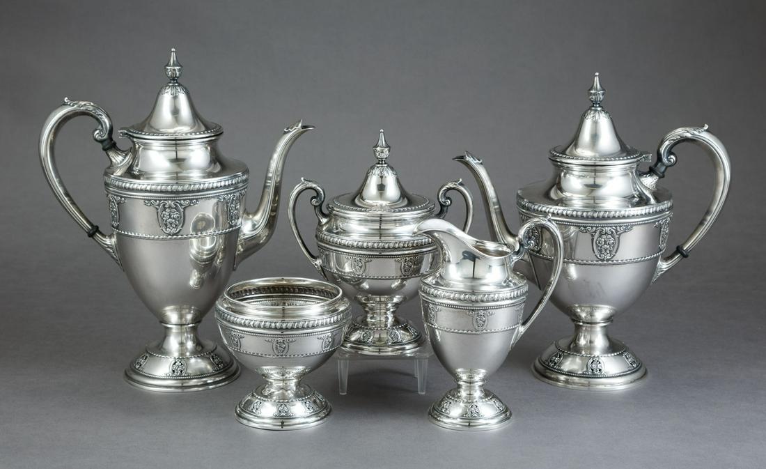 Wallace Sterling Silver Coffee/Tea Service (1 of 2)