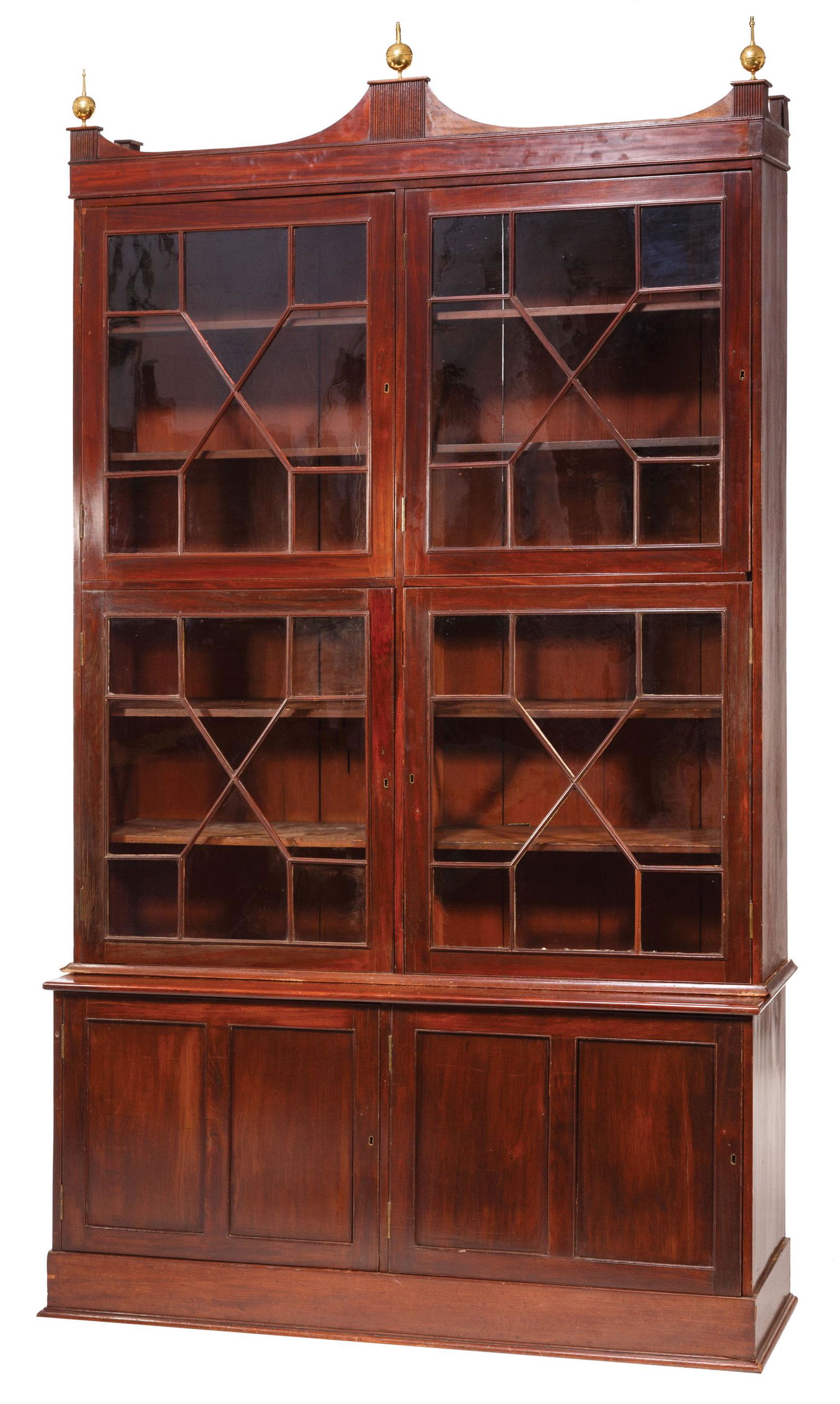 Monumental American Federal-Style Bookcase (1 of 6)