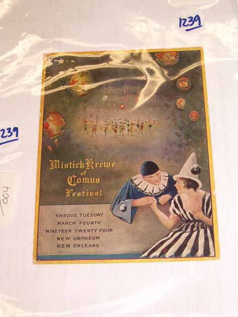 Mistick Krewe of Comus Ball Invitati