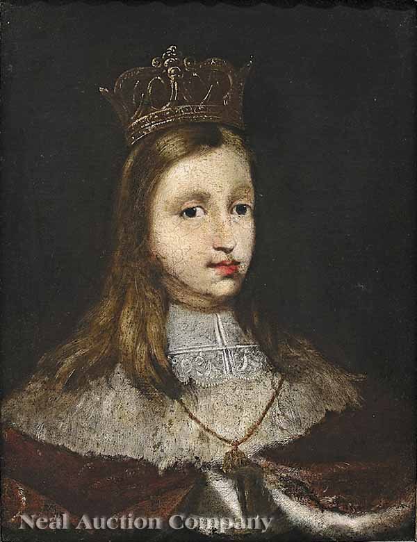 Continental School, late 18th/early 19th c: Continental School, late 18th/early 19th c., "Portrait of a Royal Youth", oil on canvas, unsigned, 24 1/4 in. x 18 3/4 in., in a fine antique carved giltwood frame