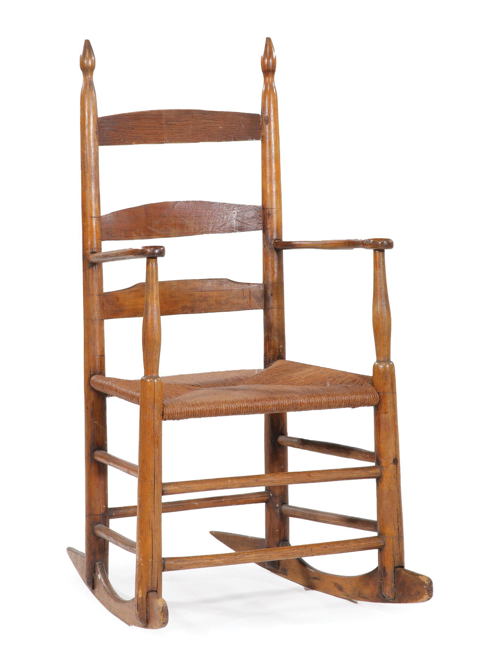 Shaker Ladder-Back Rocking Chair (1 of 2)