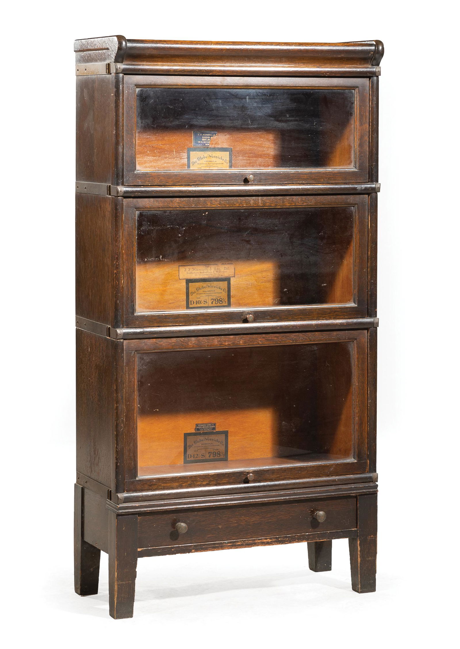 American Three Stack Barrister Bookcase (1 of 4)