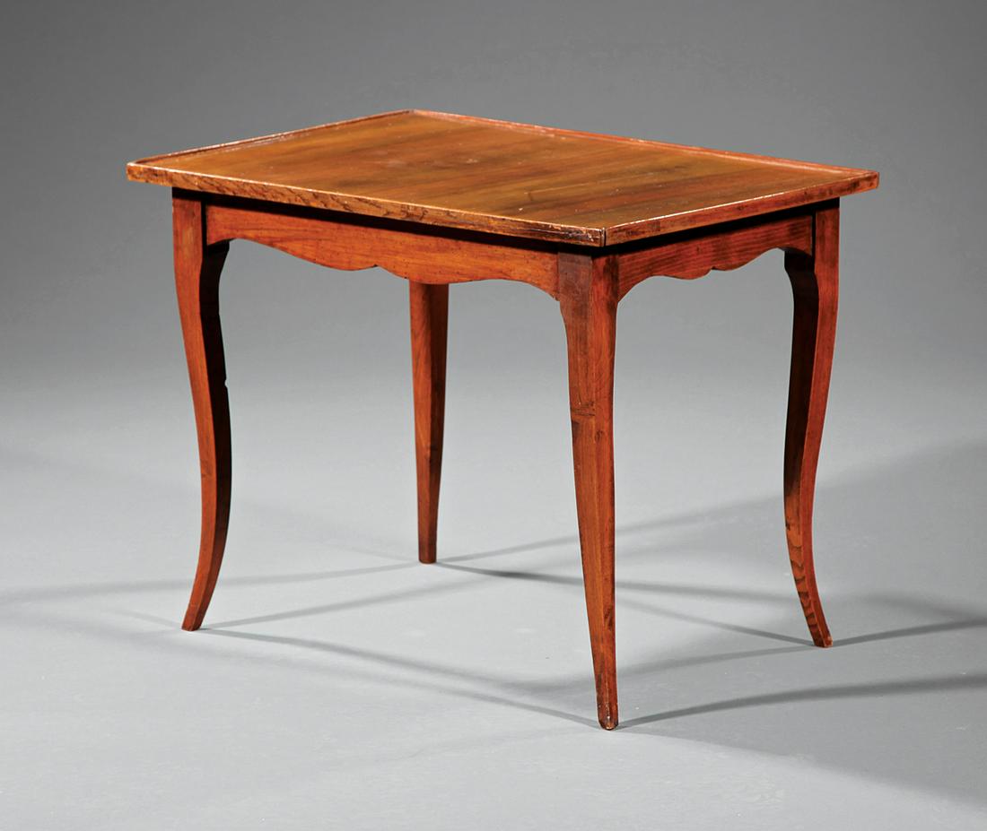 Louis XV-Style Carved Fruitwood Table (1 of 1)
