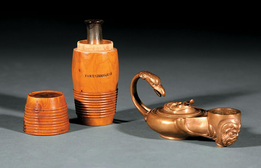 Antique French Bronze Chamberstick (1 of 1)