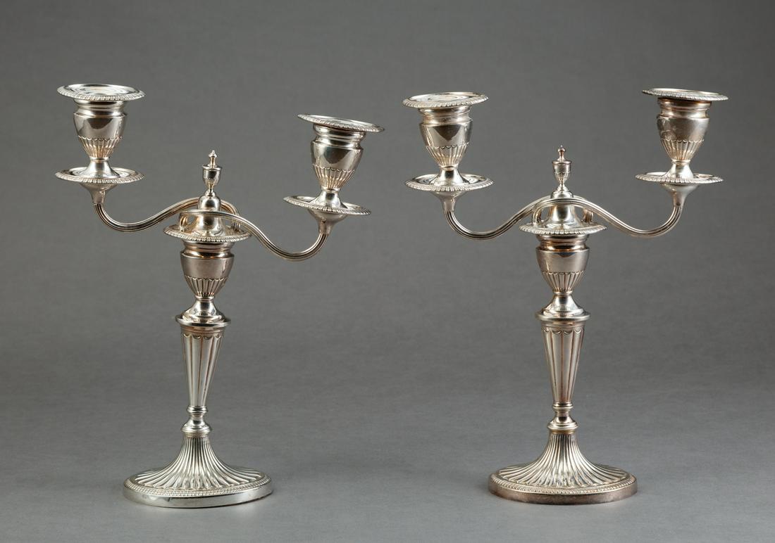 Tiffany & Co. Makers Silverplate Candelabra (1 of 2)