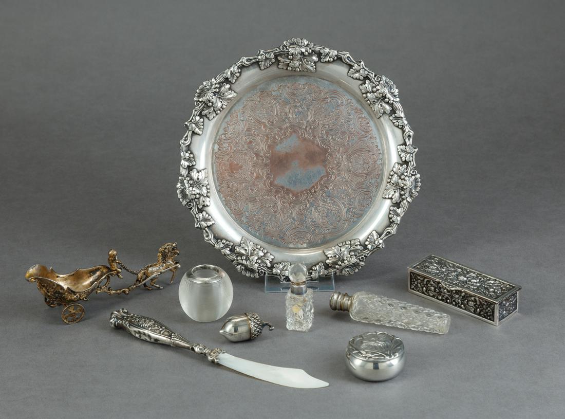 Sterling Silver and Silverplate Table Objects (1 of 1)