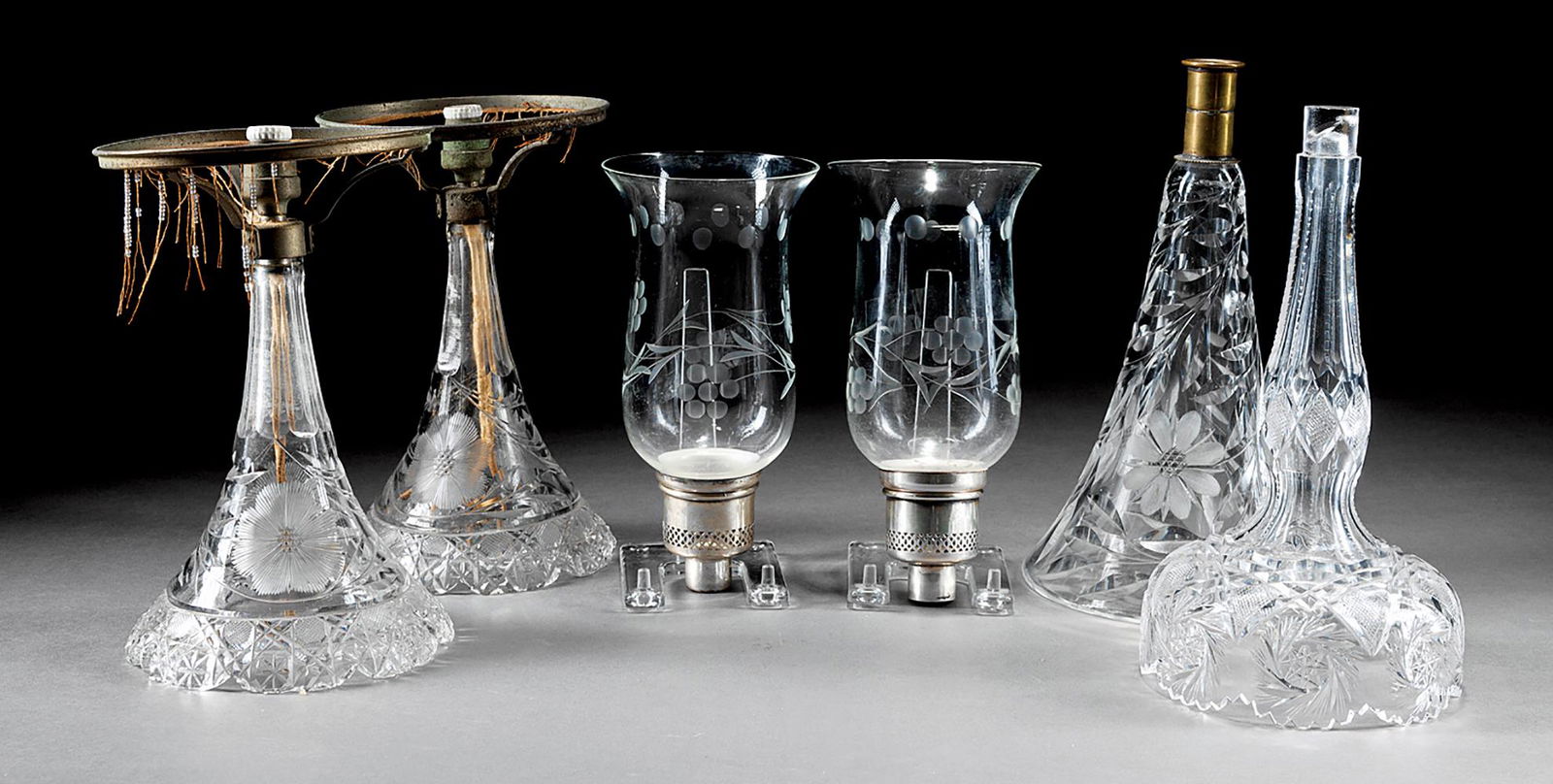 Group of Antique and Vintage Cut Glass (1 of 1)