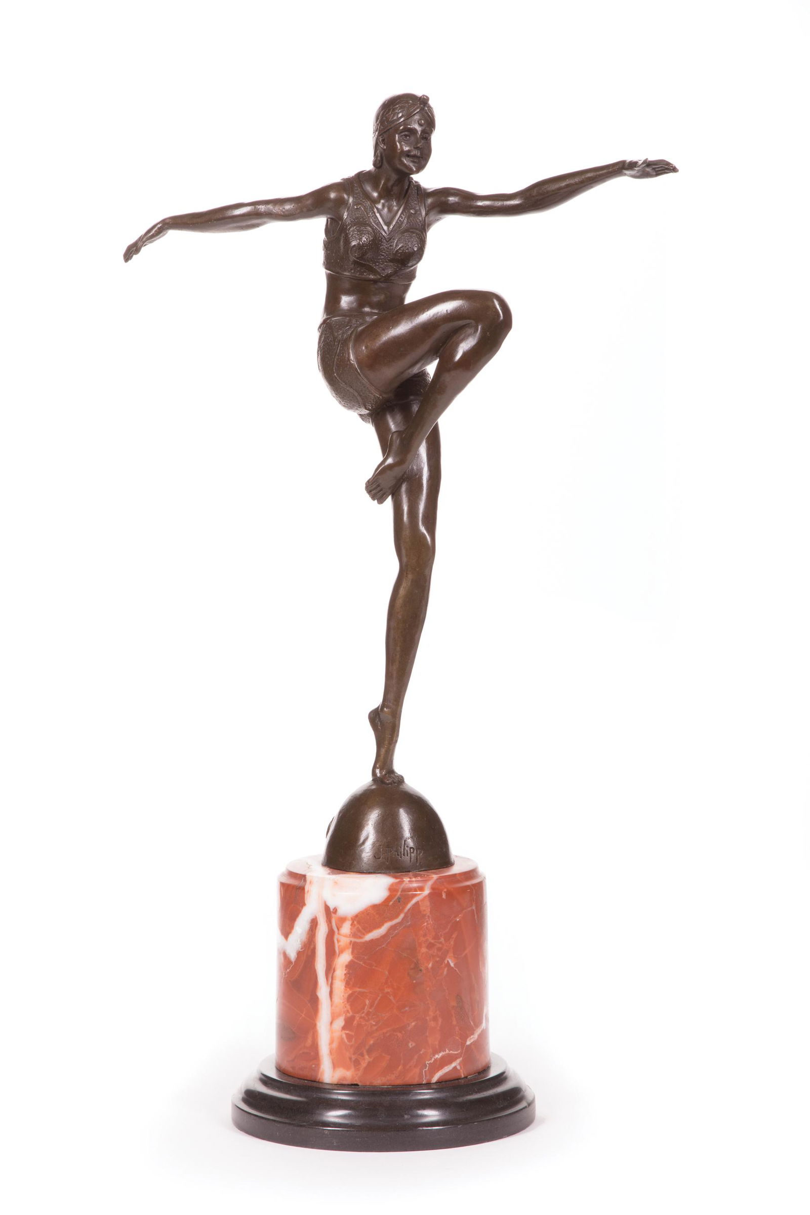 Art Deco-Style Bronze Figure of a Dancer (1 of 5)