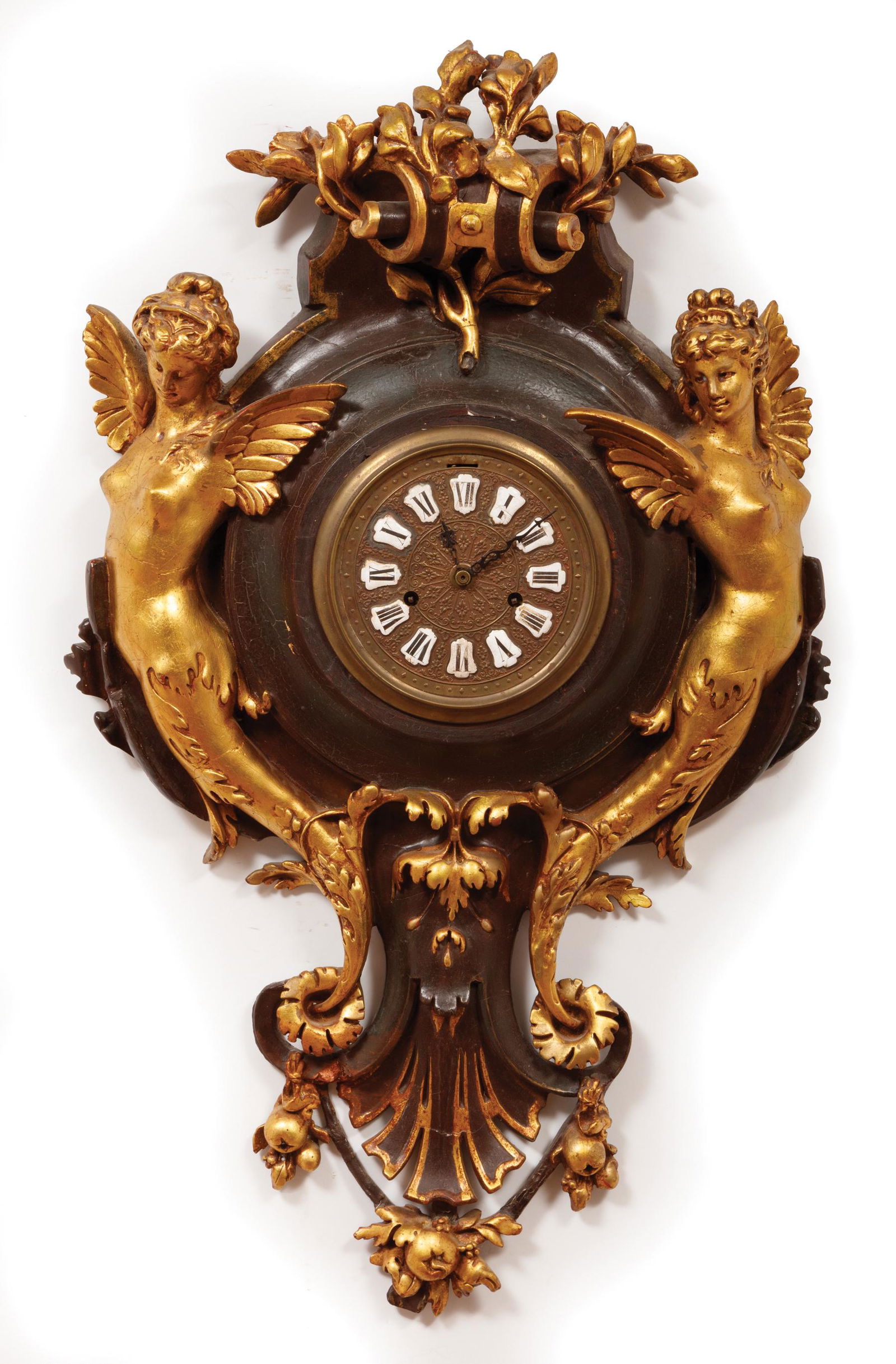 Empire-Style Figural Wall Clock (1 of 4)