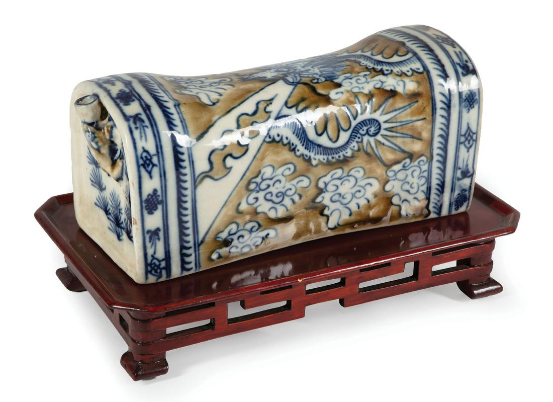 Chinese Porcelain Pillow (1 of 4)