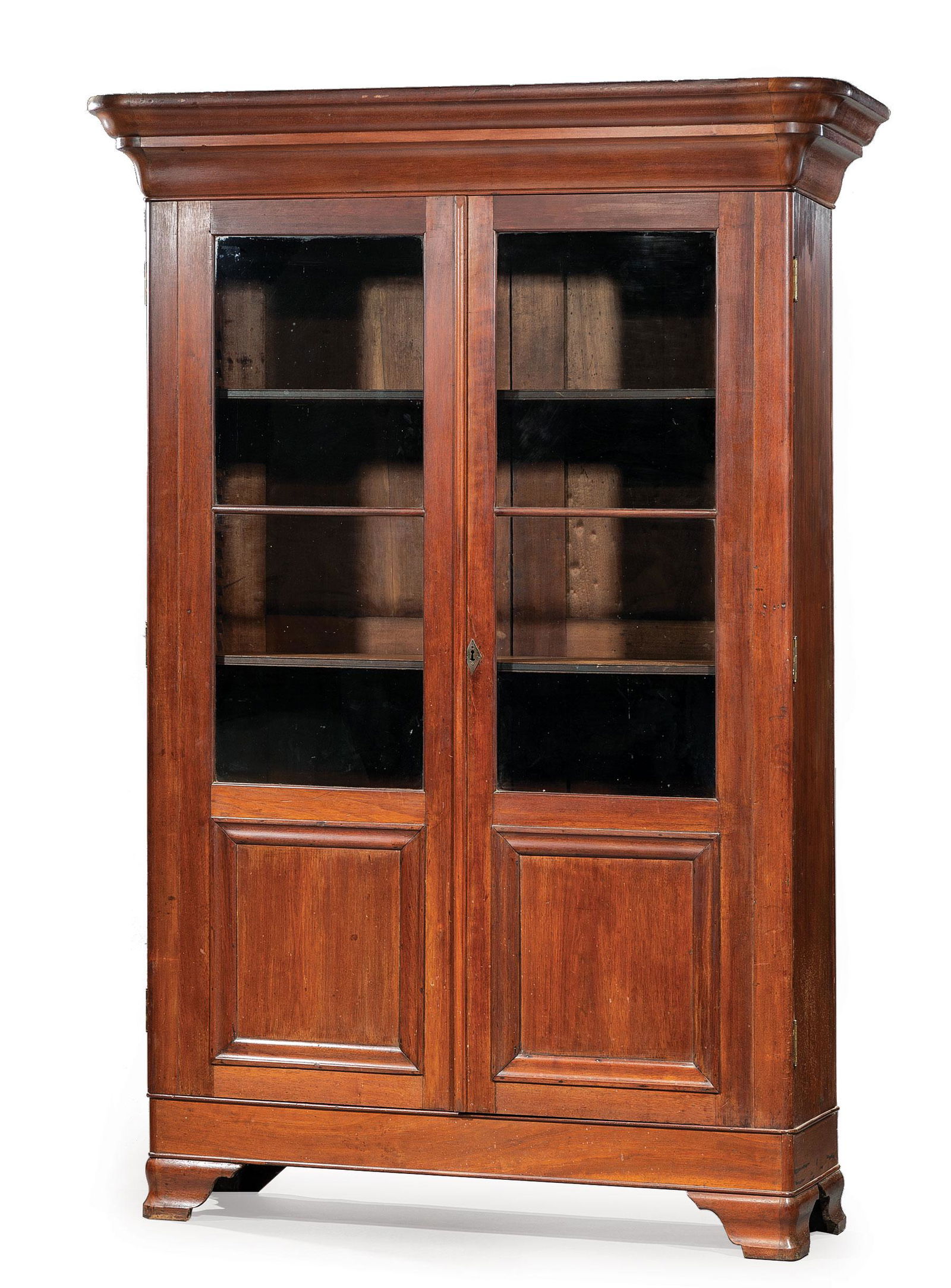 Late Classical Mahogany Bookcase (1 of 3)