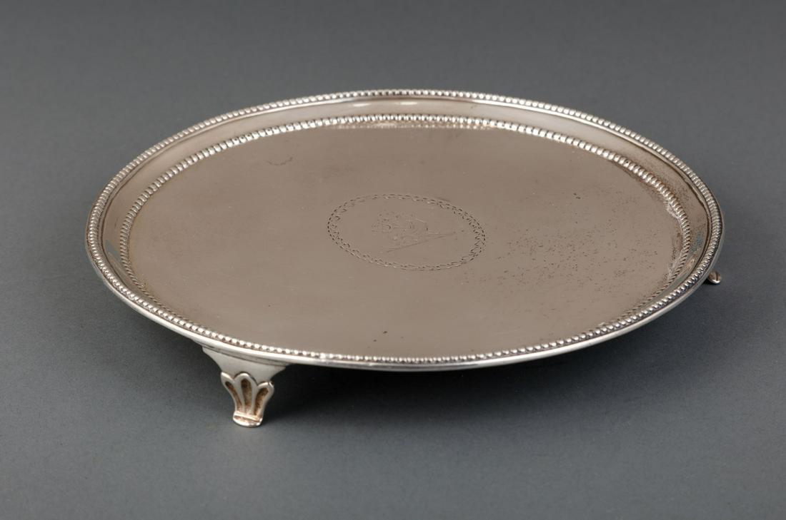 Joseph Heriot Sterling Silver Salver (1 of 3)