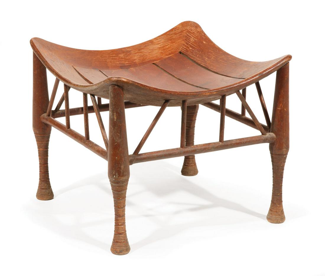 Oak Thebes Stool, Liberty and Co. (1 of 3)