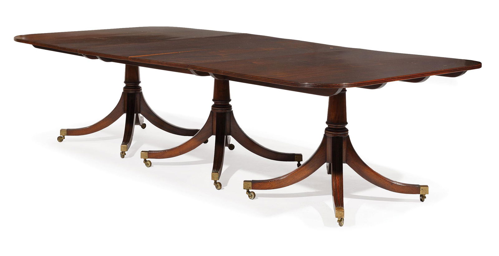 Carved Mahogany Extension Dining Table (1 of 2)