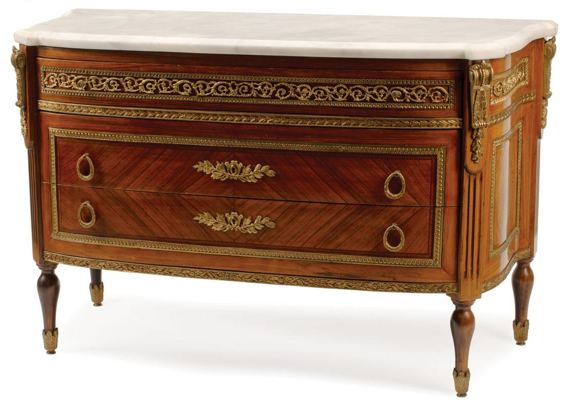 Bronze-Mounted Parquetry Commode (1 of 6)