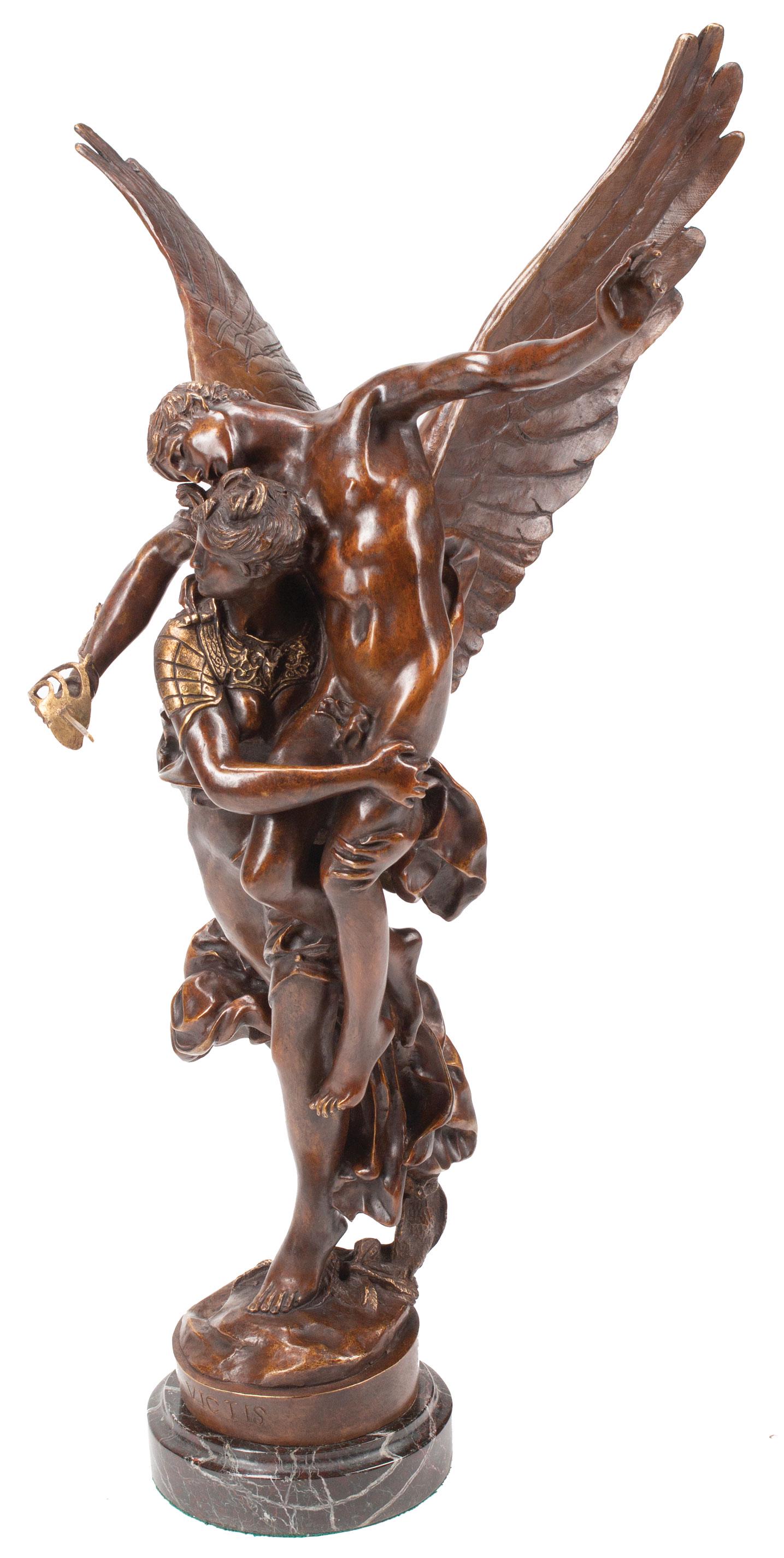 Patinated, Gilt Figural "Gloria Victis" (1 of 6)