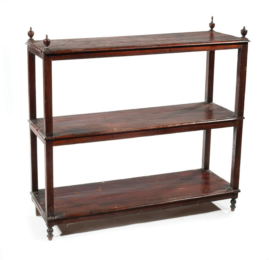 Southern Walnut Three-Tier Trolley (1 of 1)