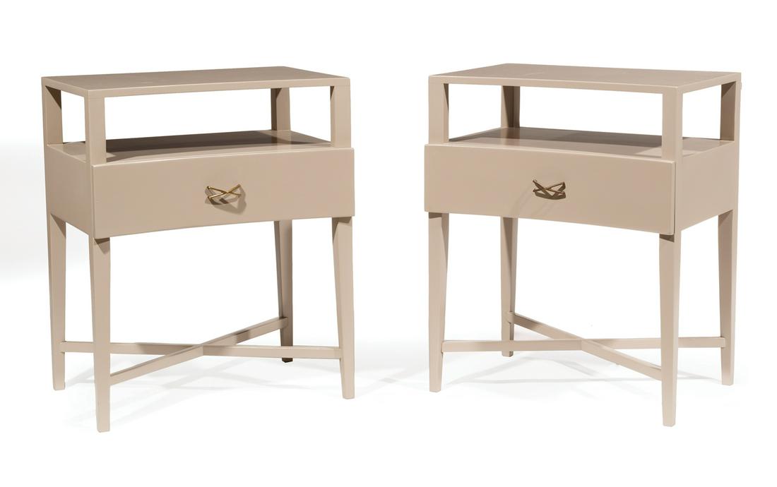 Grey Painted Hardwood Occasional Table (1 of 4)