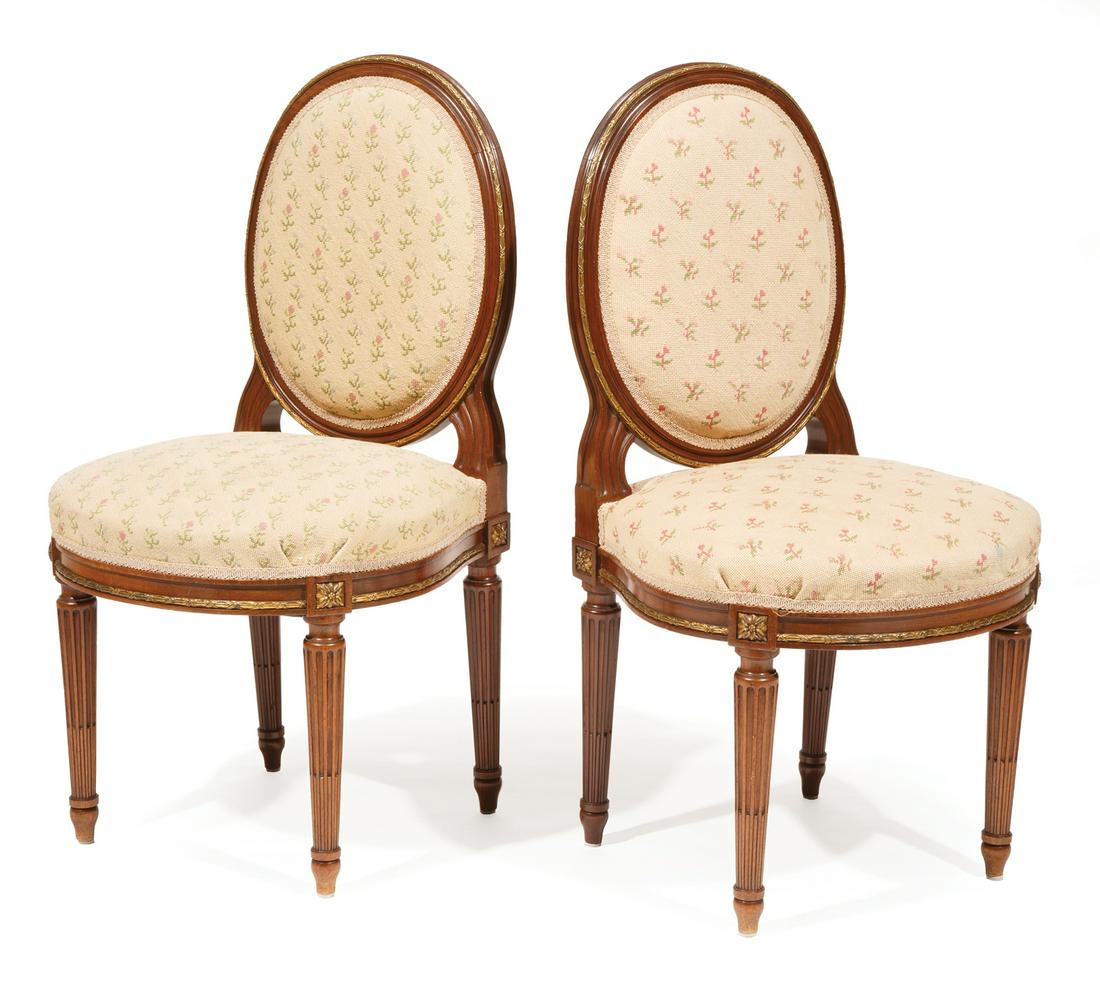 Gilt Bronze-Mounted Mahogany Side Chairs (1 of 4)