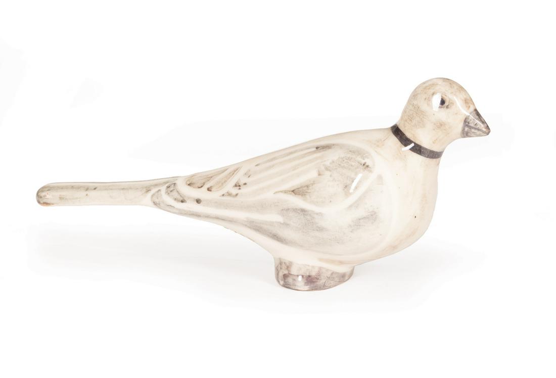 Shearwater Art Pottery Figure of a Dove (1 of 3)
