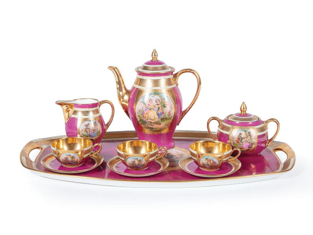 Czech Porcelain Coffee Service (1 of 3)
