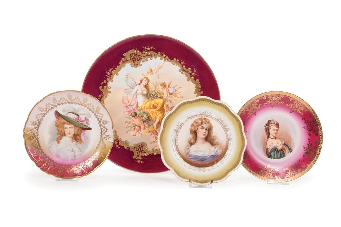 Austrian Porcelain Cabinet Portrait Plates (1 of 5)