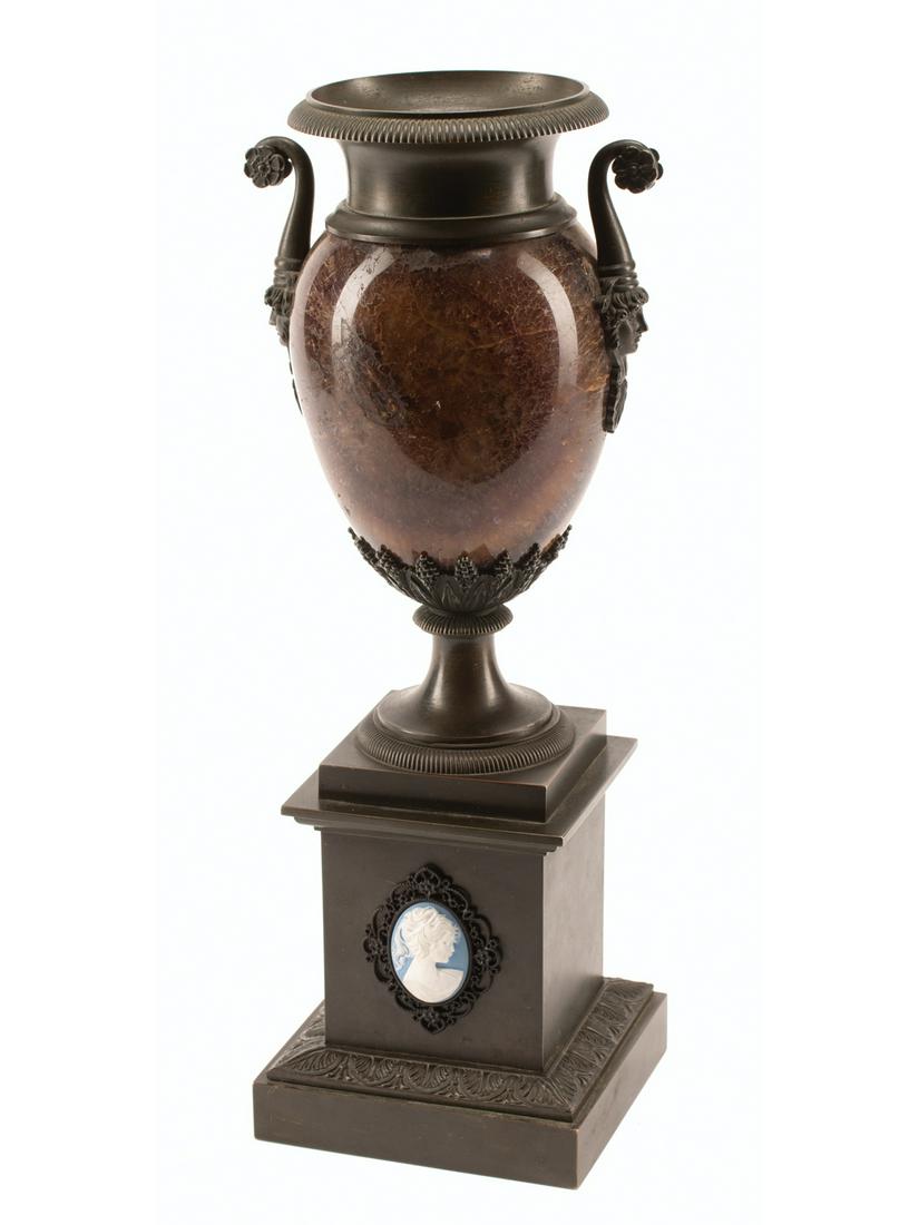 Continental Bronze-Mounted Blue John Urn (1 of 4)
