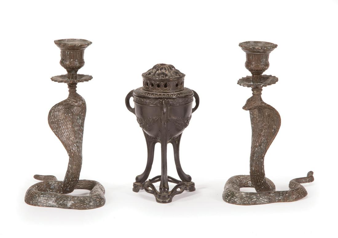 Group of Antique Continental Bronzes (1 of 2)
