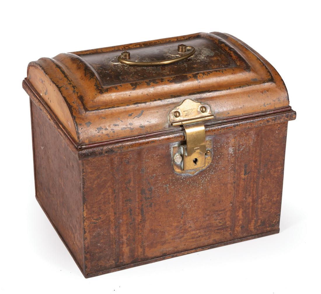 Antique English Tole Box (1 of 2)