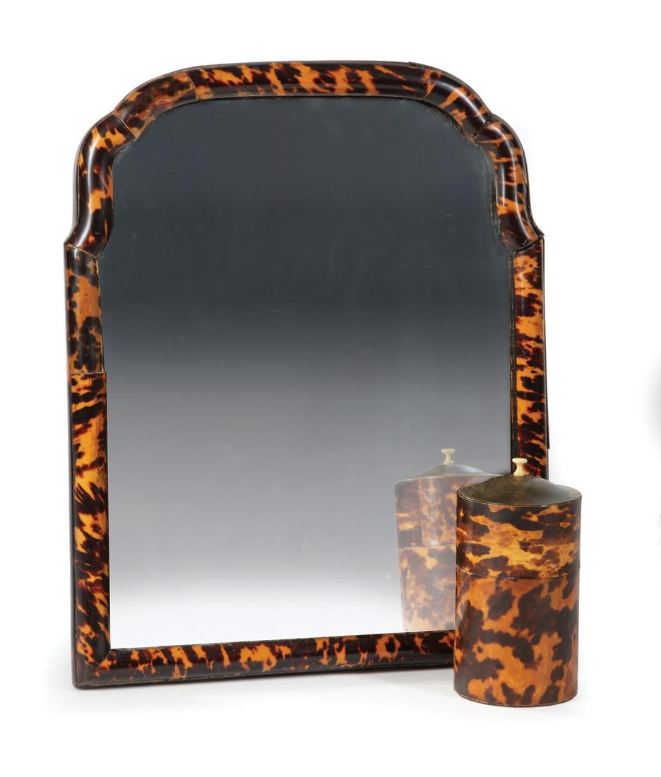 Tortoiseshell Mirror and Pencil Box (1 of 2)