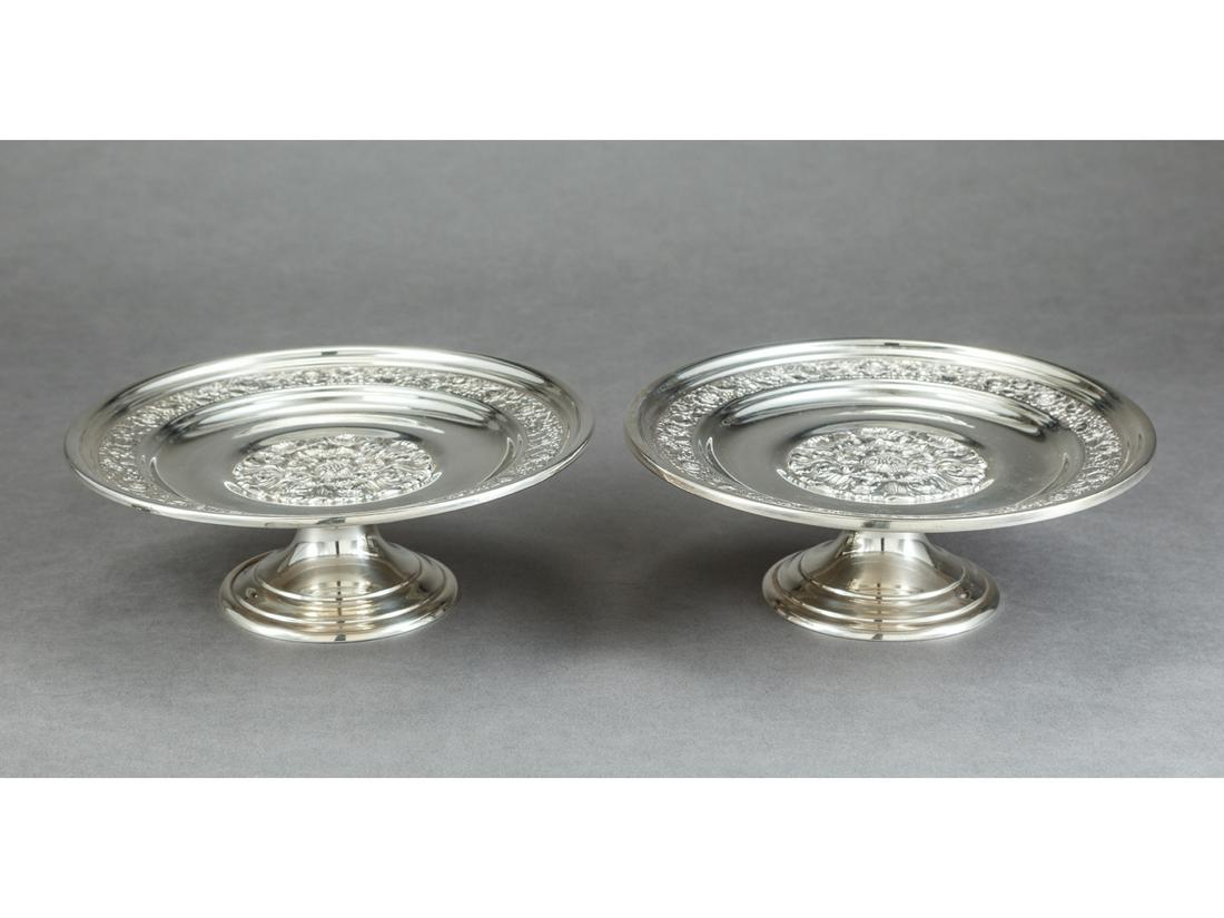 Pair of Gorham Sterling Silver Tazzas (1 of 2)
