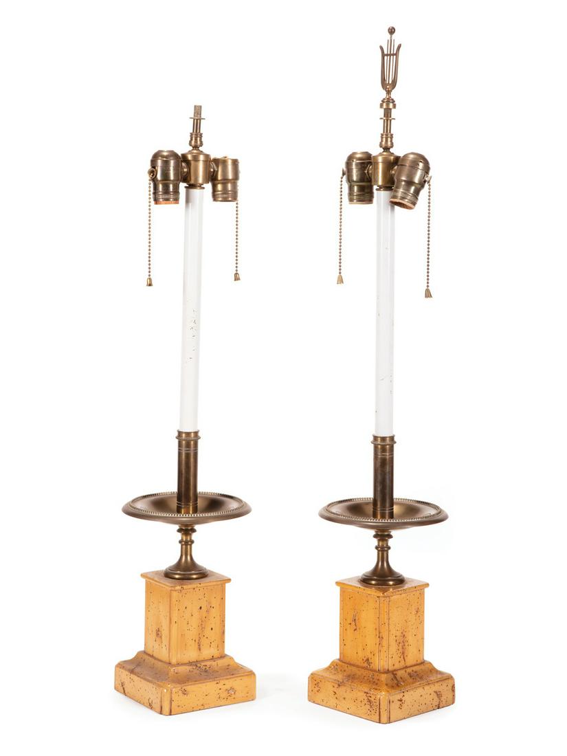 Pair of Decorative Brass Lamps (1 of 2)