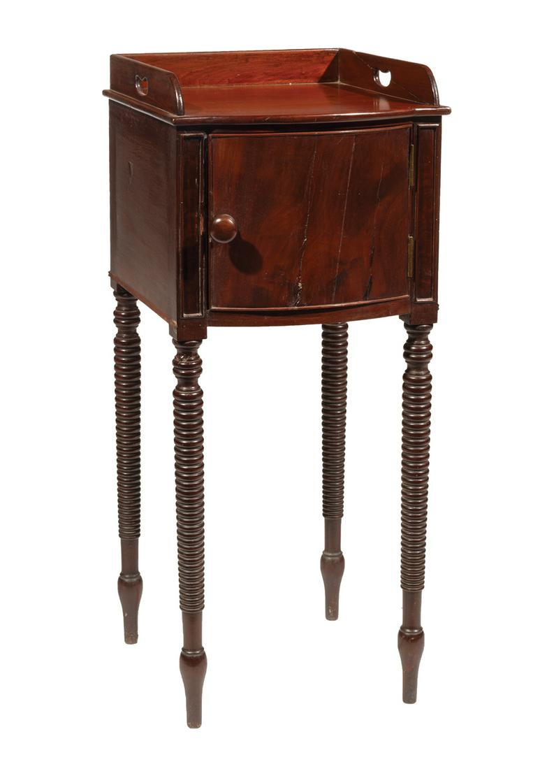 American Mahogany Bedside Commode (1 of 4)