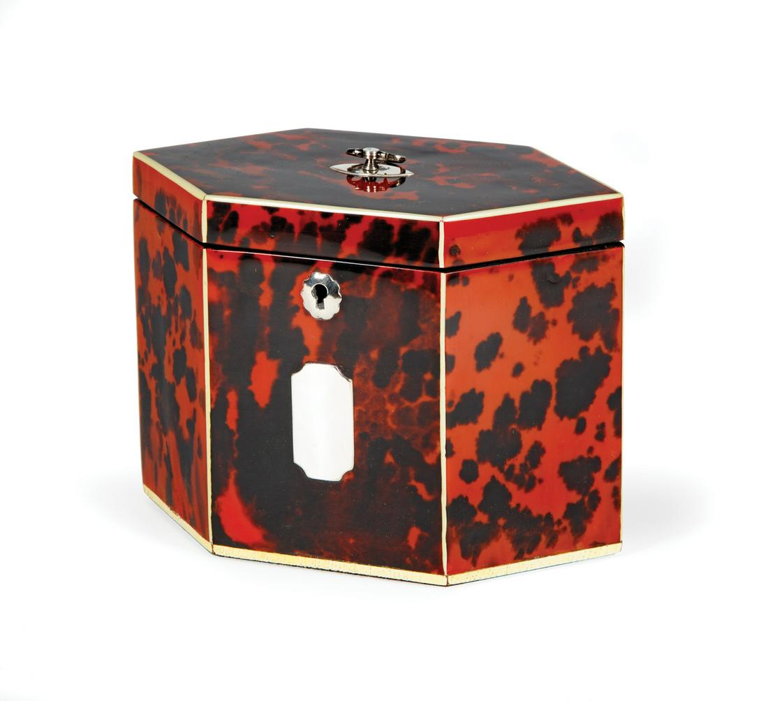 Georgian Tortoiseshell Tea Caddy (1 of 12)