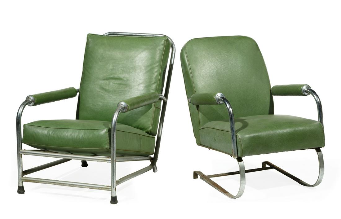 Two K.E.M. Weber for Lloyd Green Lounge Chairs (1 of 3)