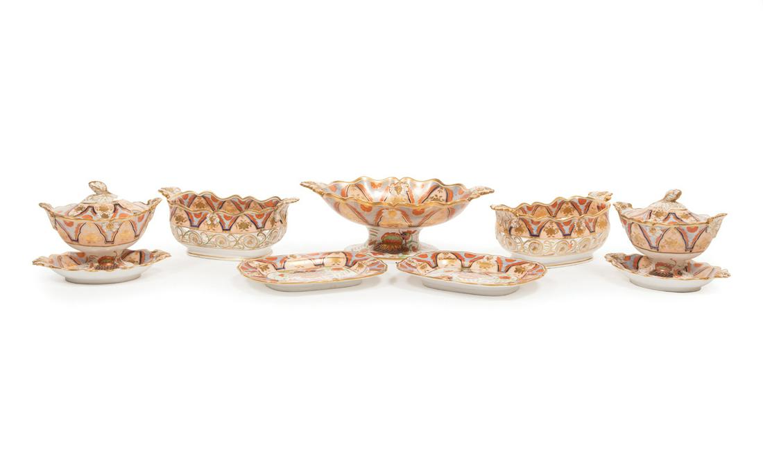 Regency Porcelain Partial Dessert Service (1 of 4)