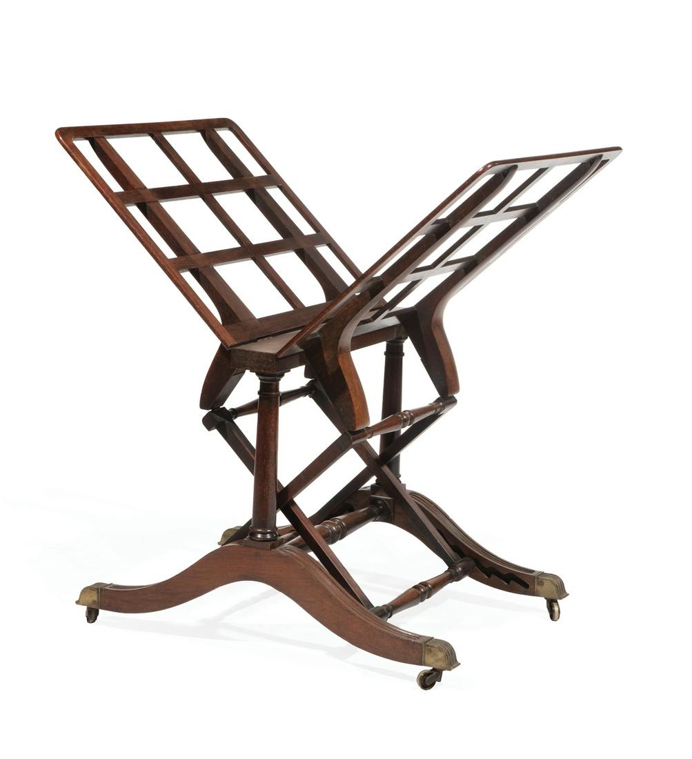 English Regency-Style Mahogany Portfolio Stand (1 of 5)