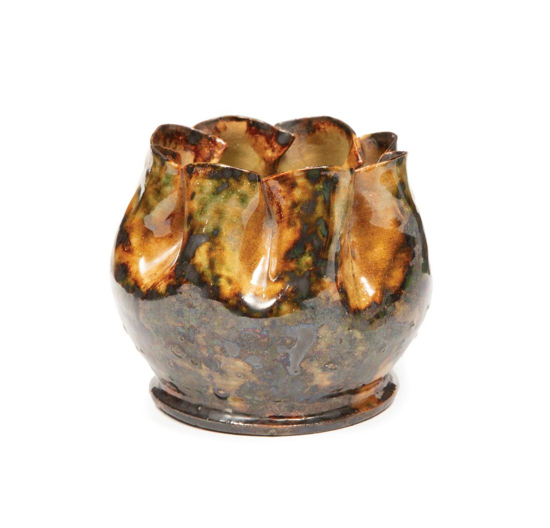 George Ohr-Style Pottery Vase (1 of 5)