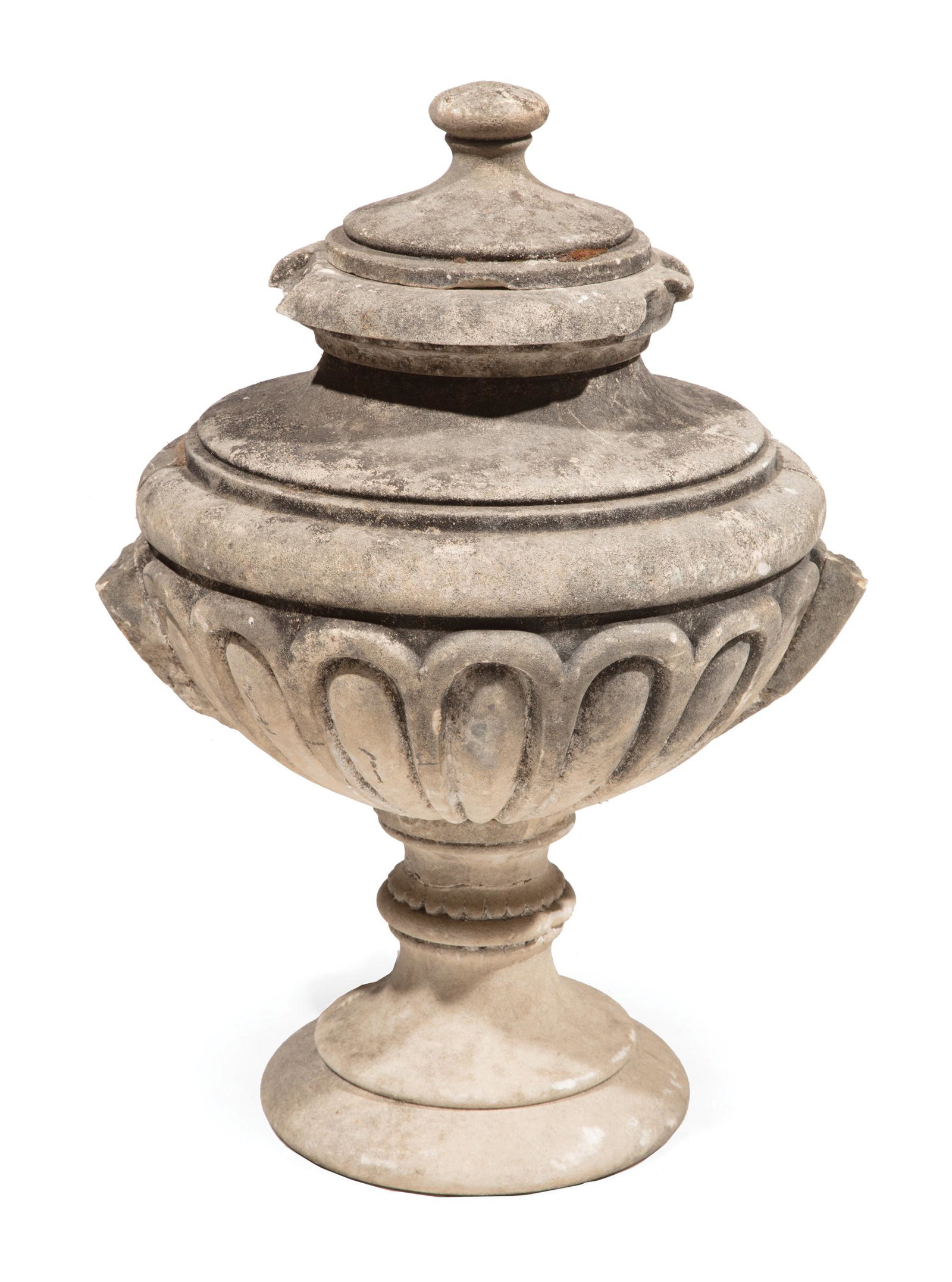 Antique French Carved Stone Garden Ornament (1 of 2)