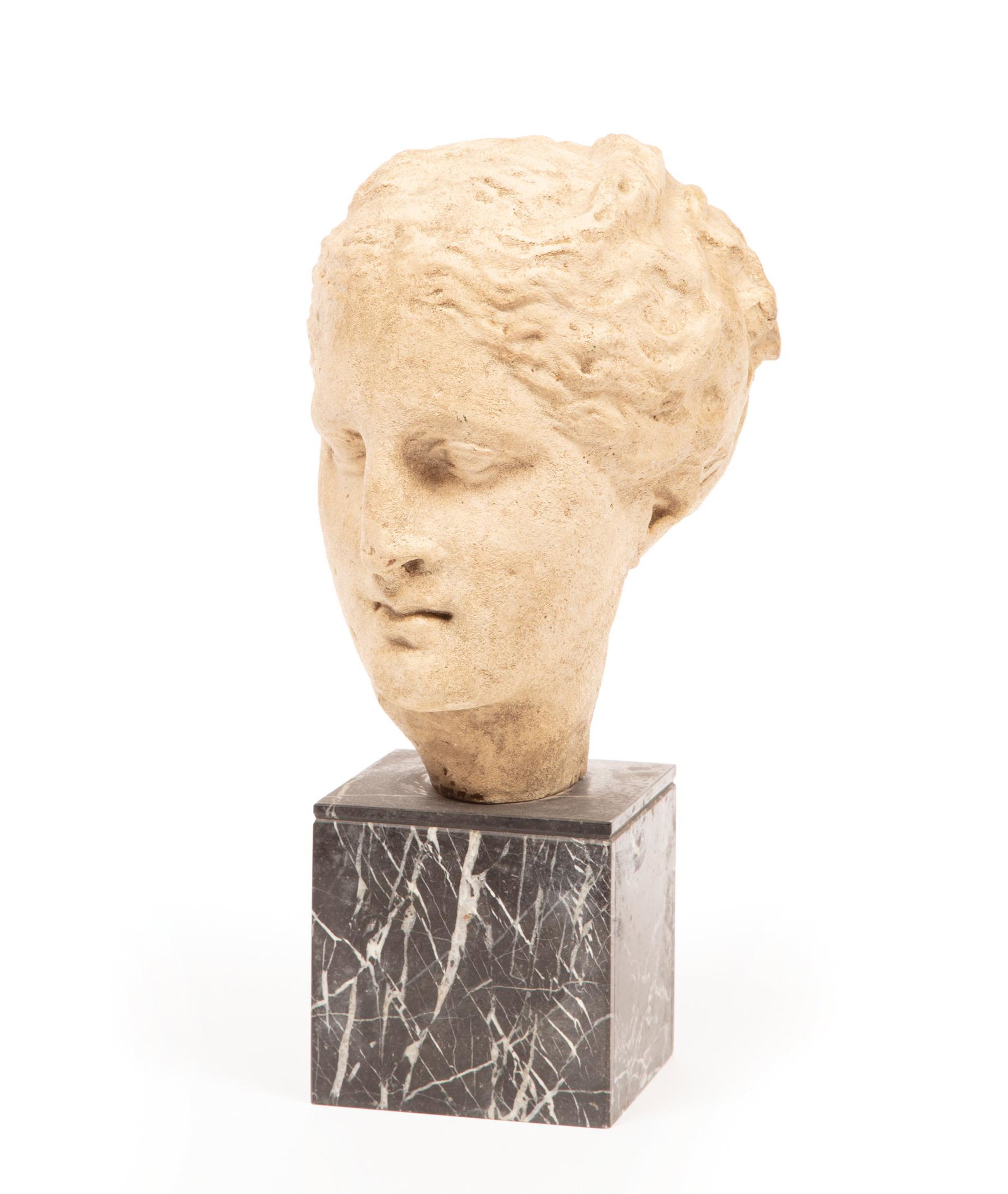 Painted Metal Bust of Venus de Milo (1 of 3)