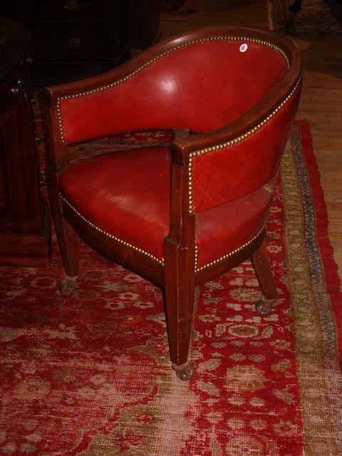 Pair Antique Georgian-Style Tub Chairs - 4