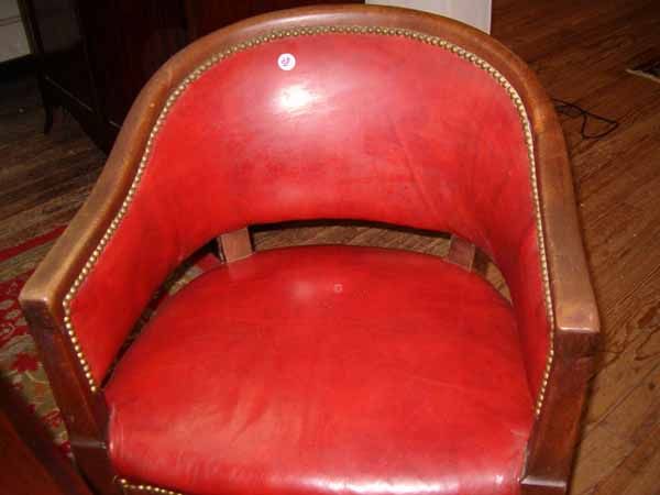 Pair Antique Georgian-Style Tub Chairs - 5