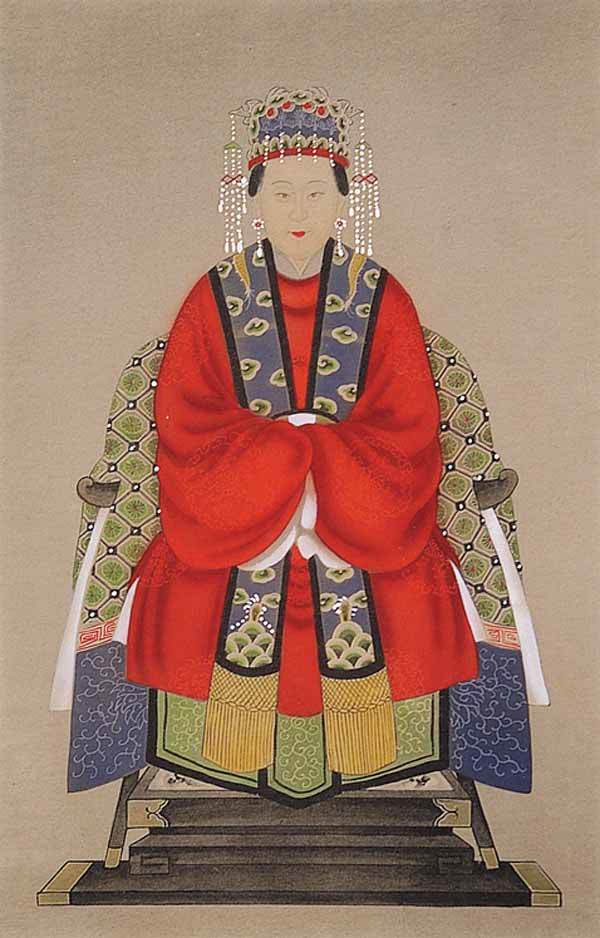 0955 A Pair of Chinese Ancestor Portraits