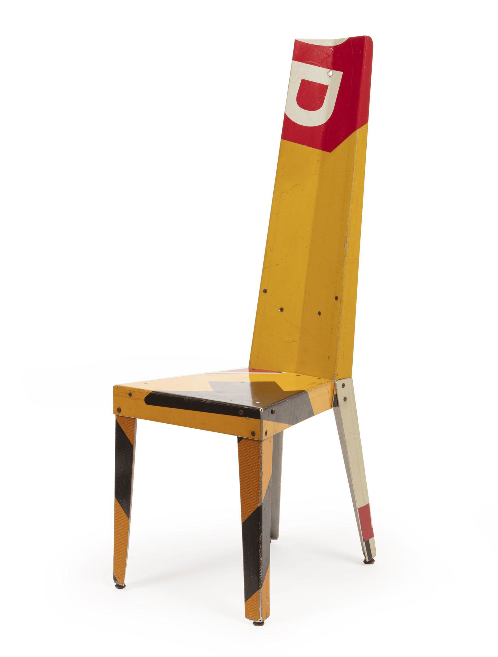 Boris Bally Polcyhrome Metal "Transit" Chair (1 of 6)