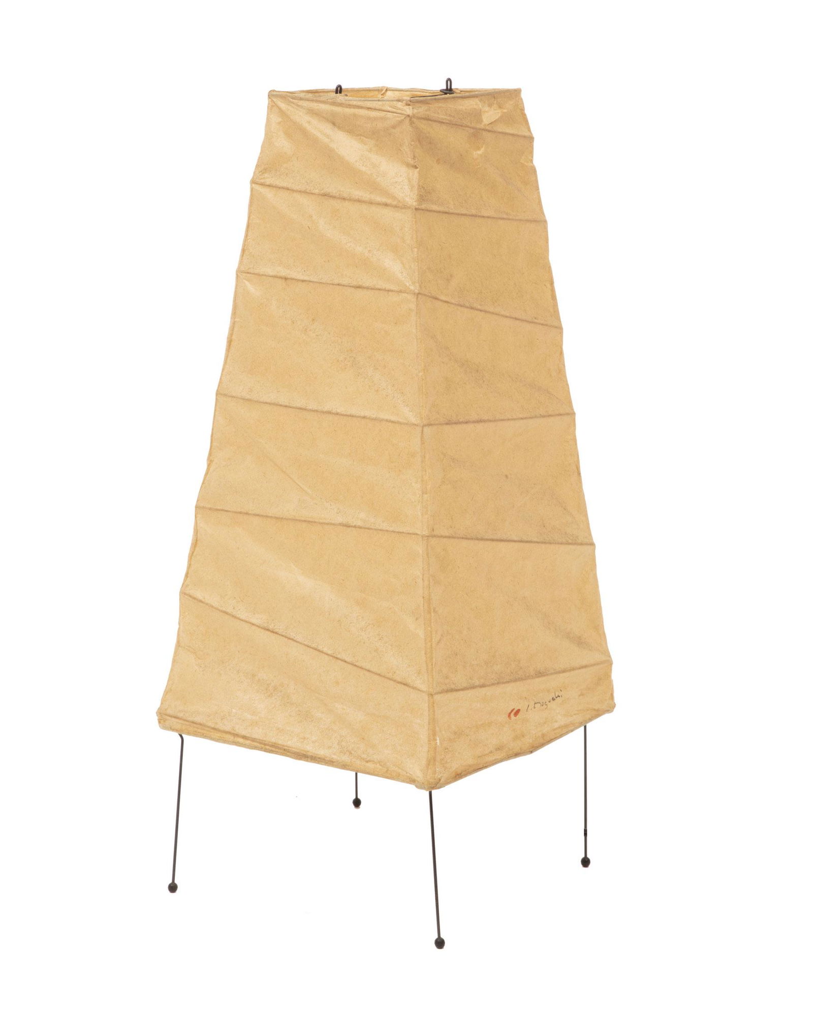 Isamu Noguchi for Akari Paper, Metal Table Lamp (1 of 3)