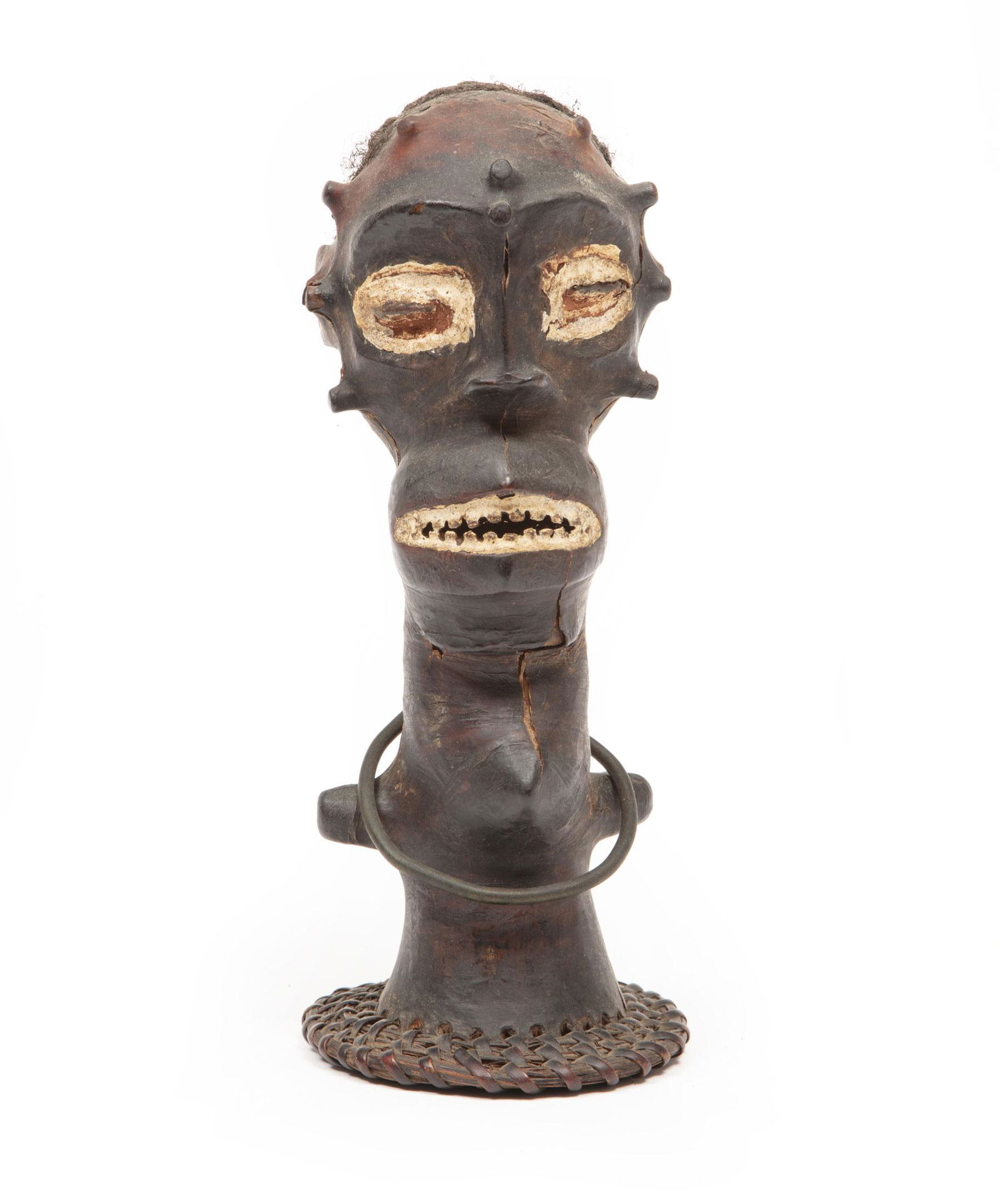 African Ejagham Keaka Group Head Crest Figure (1 of 3)