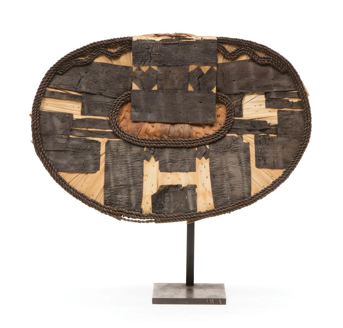 African Mangbetu Husk and Fiber Skirt Apron (1 of 2)