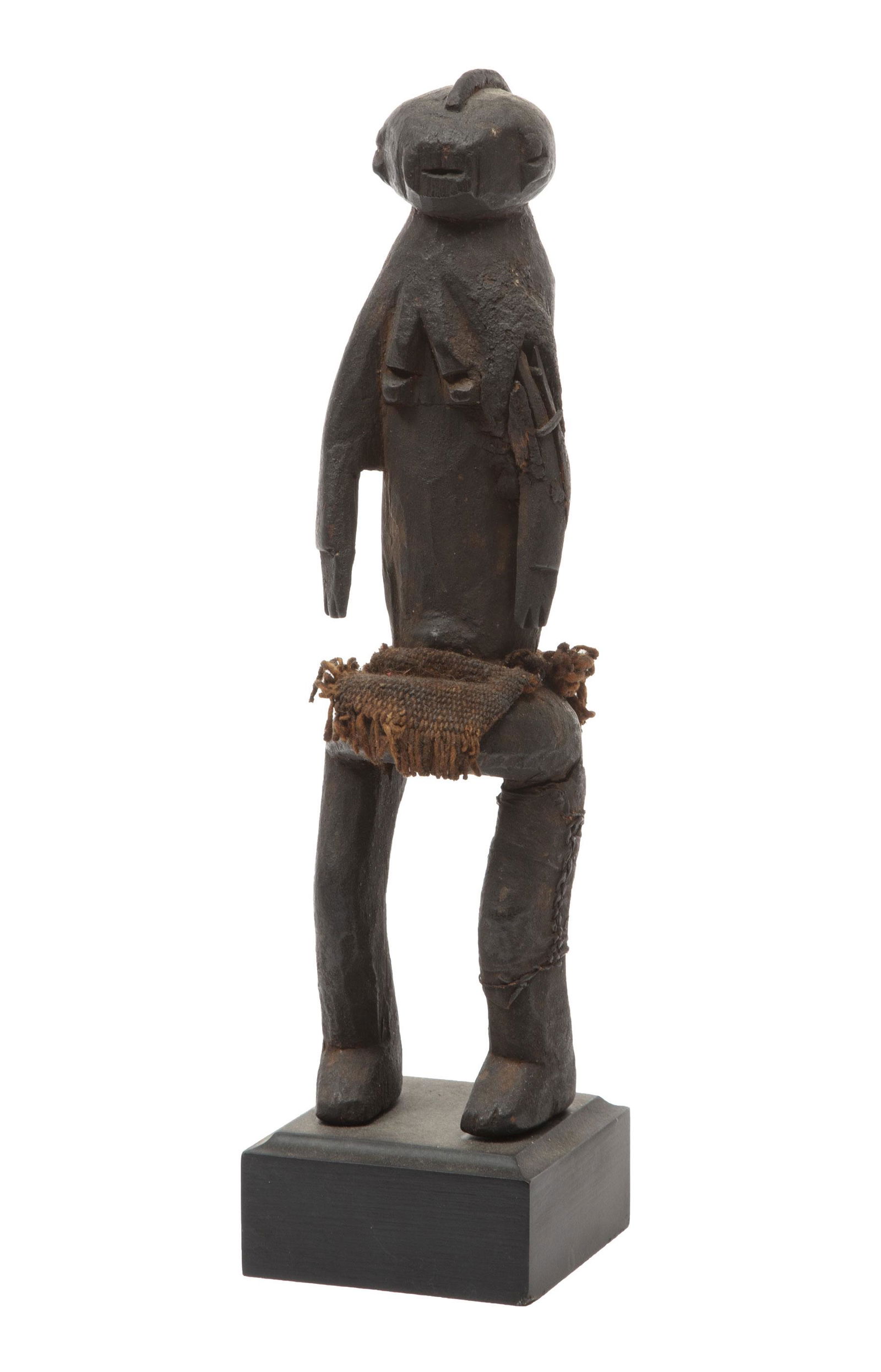 African Montol Carved Wood Female Figure (1 of 4)