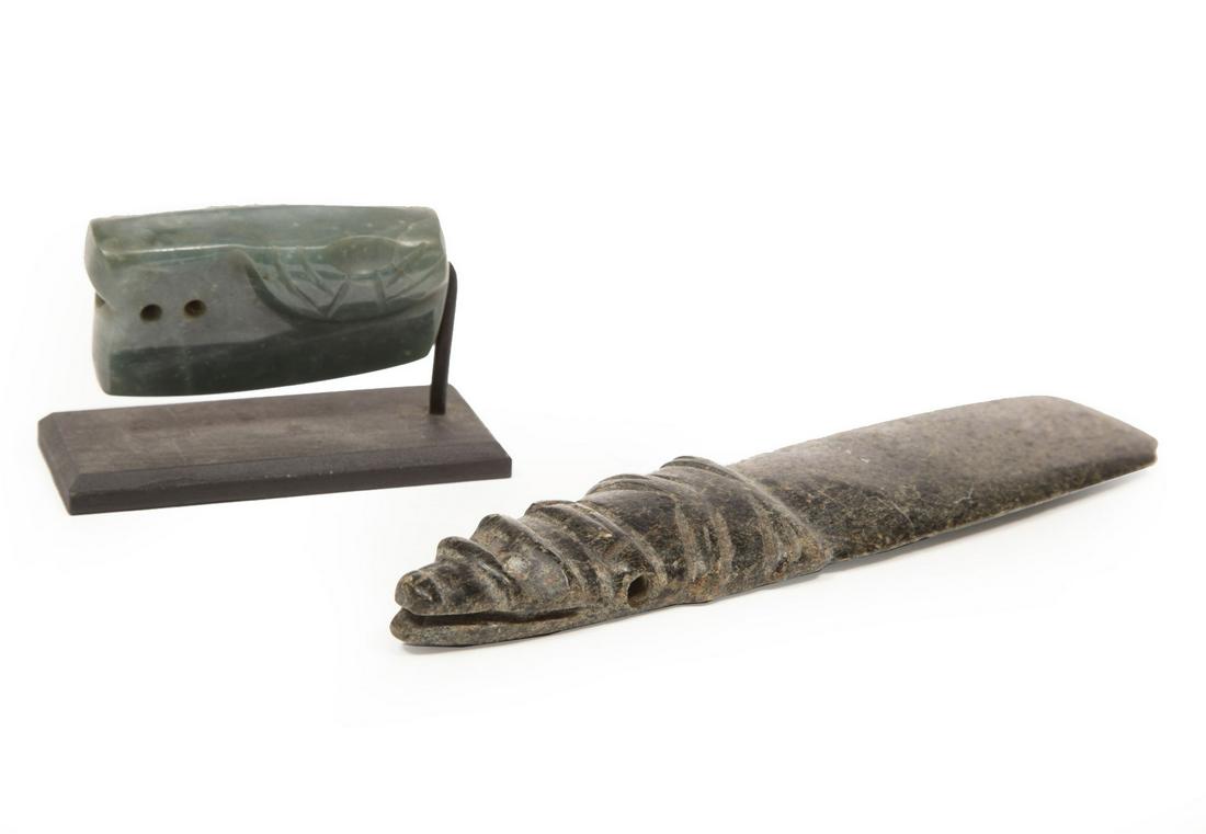 Two Pre-Columbian Olmec Peoples Figures (1 of 5)