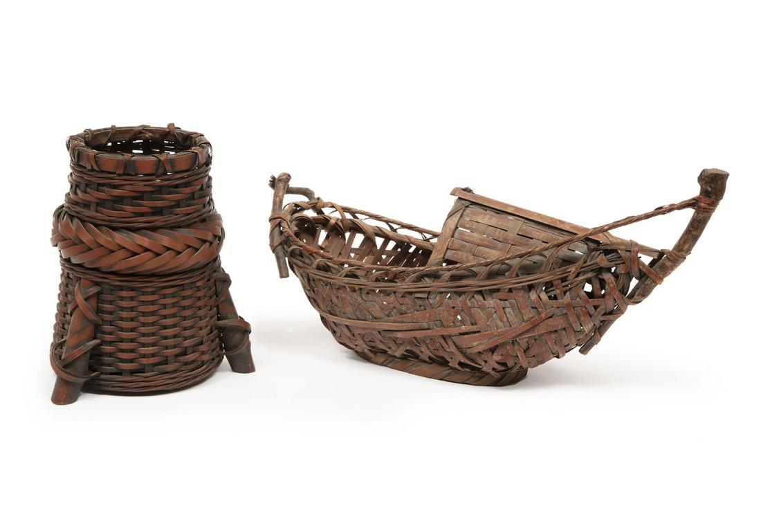 Two Japanese Ikebana Baskets (1 of 3)